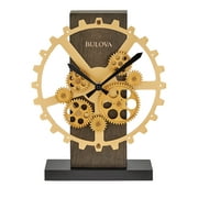 Bulova B8905 Moving Cogs Accent Clock