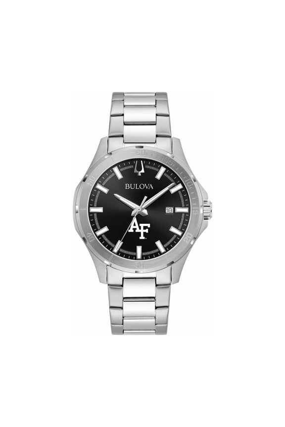Black Air Force Falcons Stainless Steel Sport Classic Watch