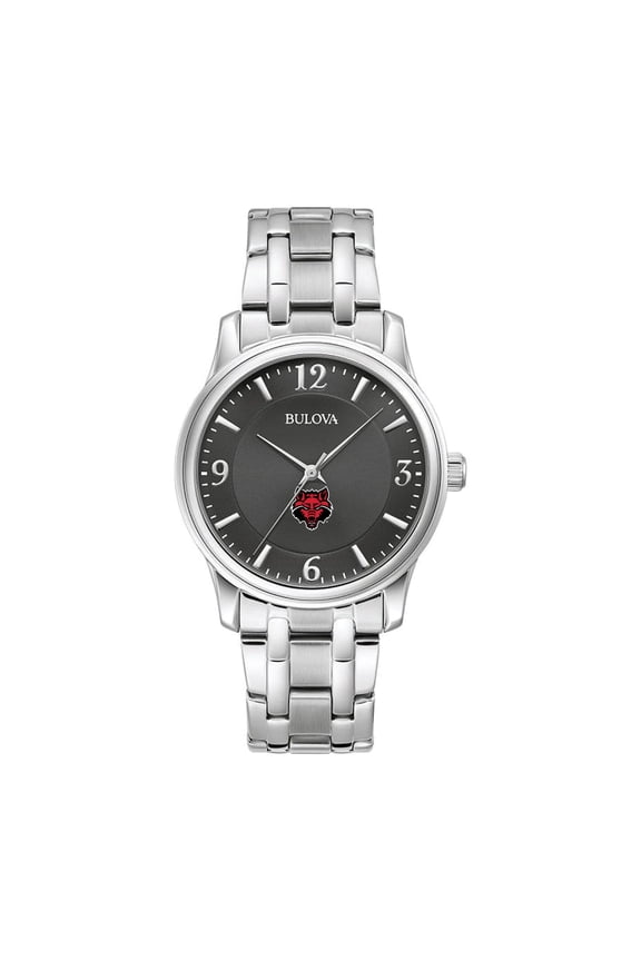 Black Arkansas State Red Wolves Stainless Steel Corporate Collection Watch