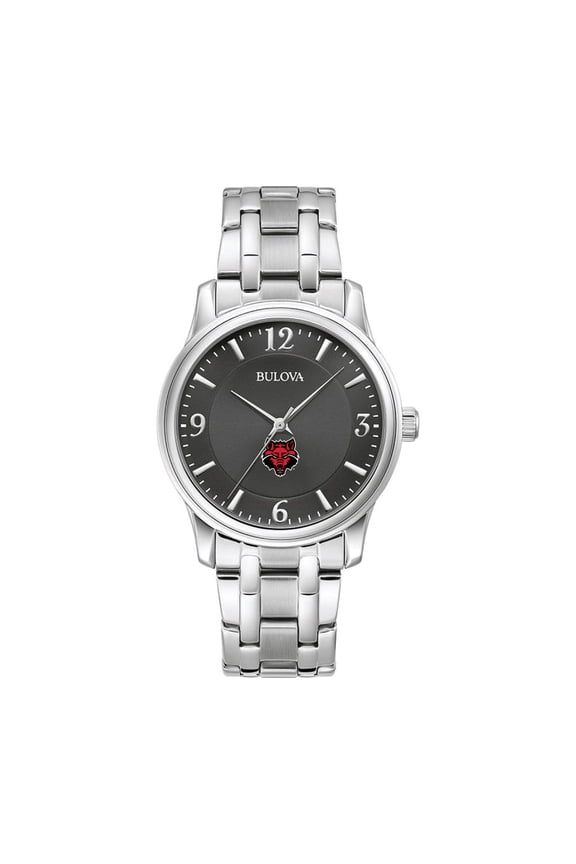 Black Arkansas State Red Wolves Stainless Steel Corporate Collection Watch