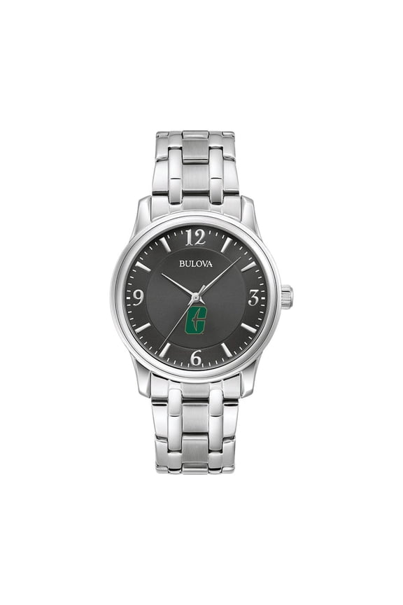 Black Charlotte 49ers Stainless Steel Corporate Collection Watch