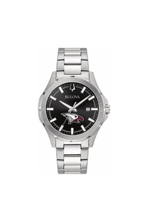 Black North Carolina Central Eagles Stainless Steel Sport Classic Watch