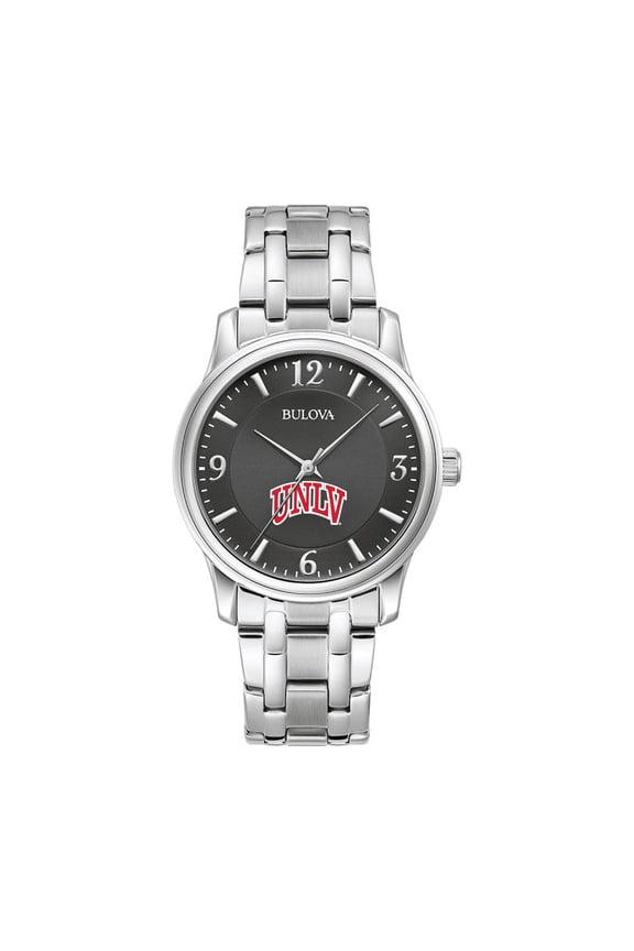 Black UNLV Rebels Stainless Steel Corporate Collection Watch