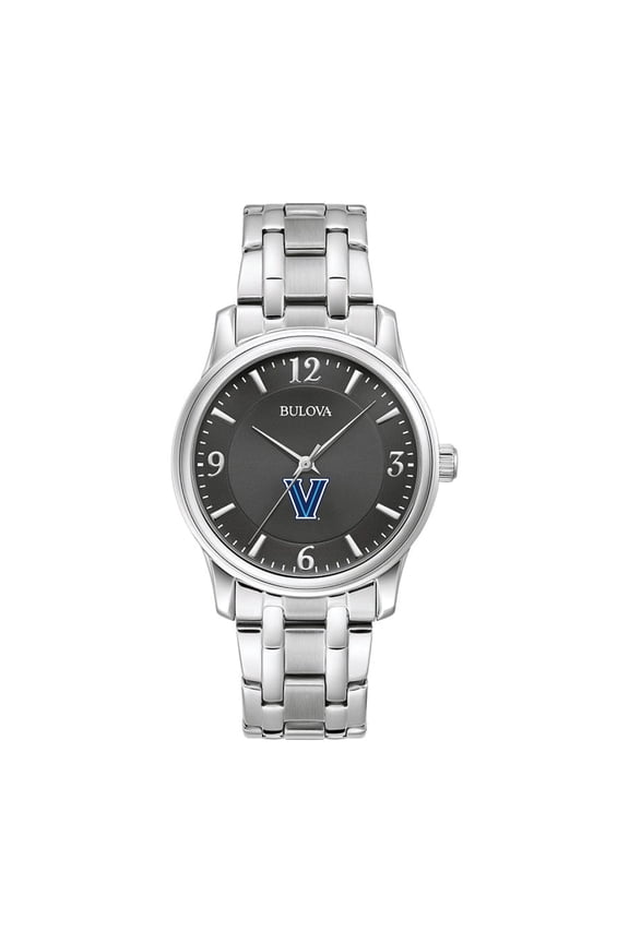 Black Villanova Wildcats Stainless Steel Corporate Collection Watch