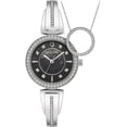 thumbnail image 1 of Bulova Box Set Quartz Ladies Watch, Stainless Steel Crystal , Silver-Tone (Model: 96X152), 1 of 4