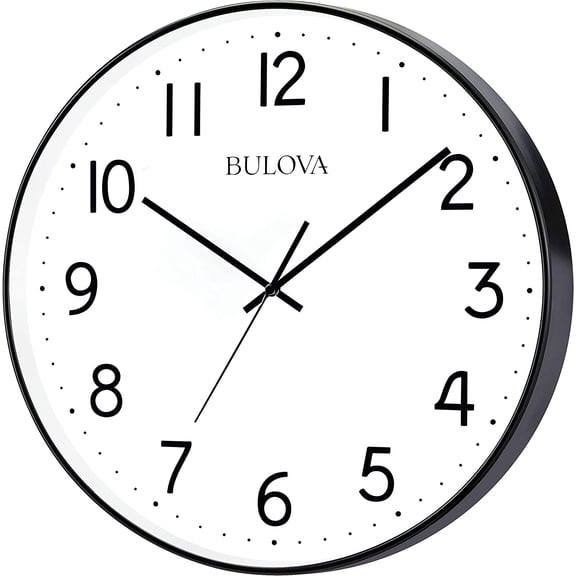 Bulova C4832 Office Mate 16" Wall Clock