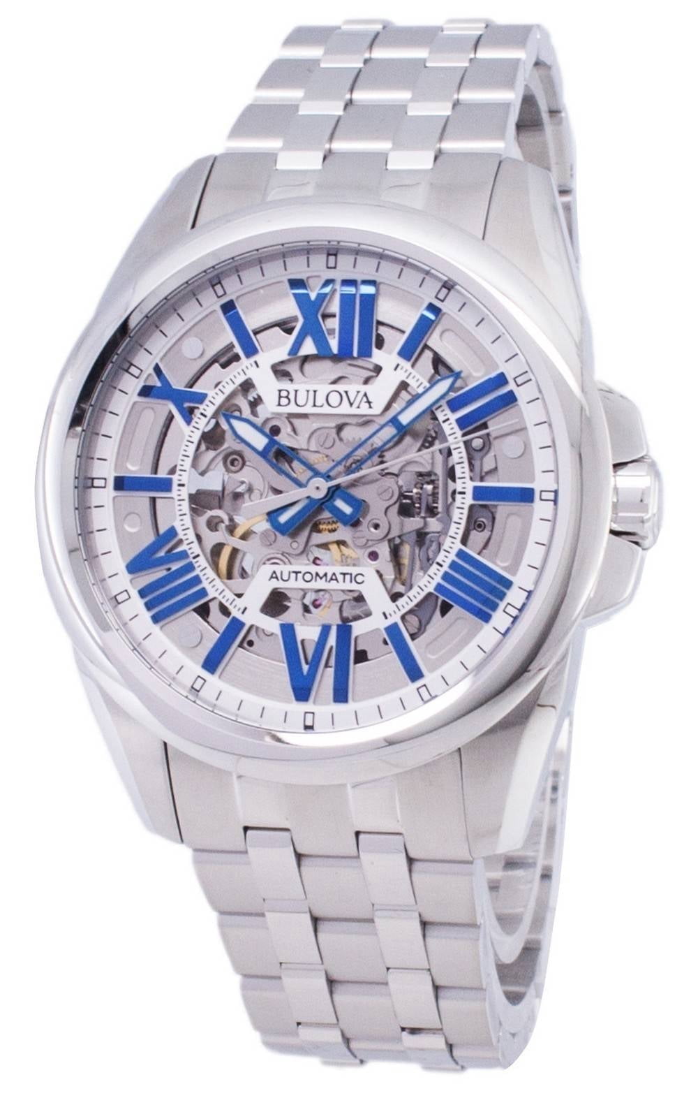 Bulova, Men's Watch, Silver, Automatic Movement, 43mm - Walmart.com
