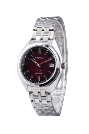 Classic Precisionist Jet Star Stainless Steel Red Dial Quartz 96B401 Men's Watch