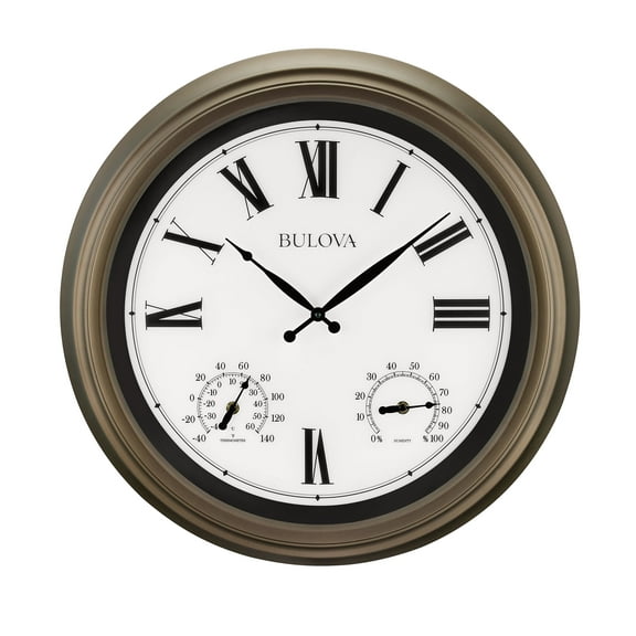 Bulova Clocks Model C4886 Vineyard, Bronze