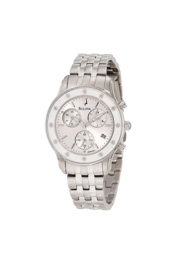 Diamond Gallery Women's Silver Dial Quartz Watch 96R165