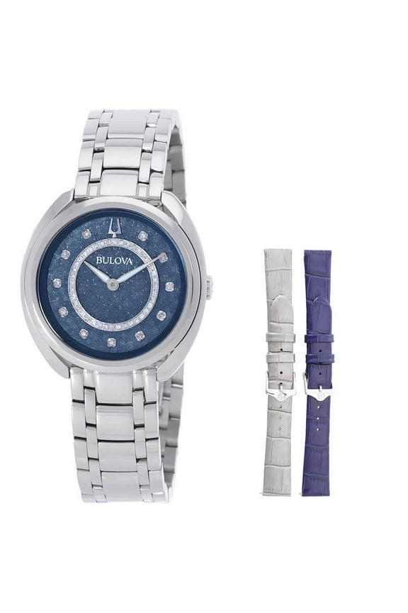 Duality Quartz Blue Dial Ladies Watch 96X160