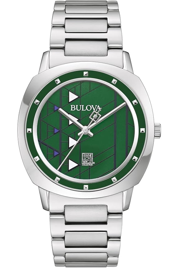 Frank Lloyd Wright Hollyhock House Mens Watch 96A286