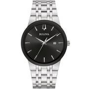 Bulova Futuro Quartz Black Dial Mens Watch - 96B368