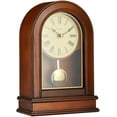 thumbnail image 1 of Bulova B7467 Hardwick Clock, Walnut Brown, 1 of 4