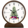 thumbnail image 1 of Bulova Holiday Sounds Hardwood Case Chiming Mantel Clock B1866, 1 of 3