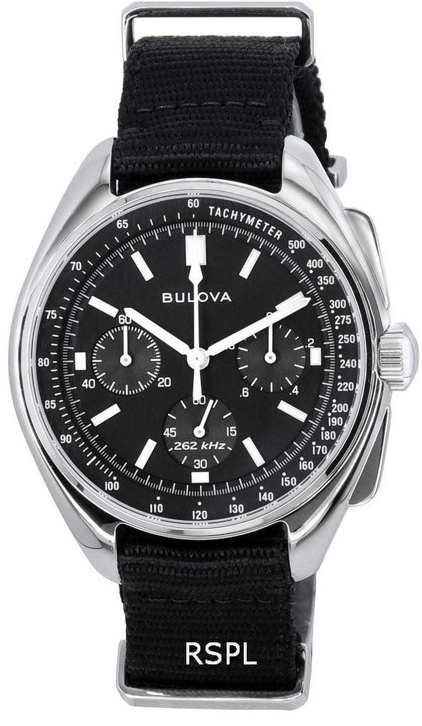 Bulova Lunar Pilot Special Edition Chronograph Black Dial Quartz