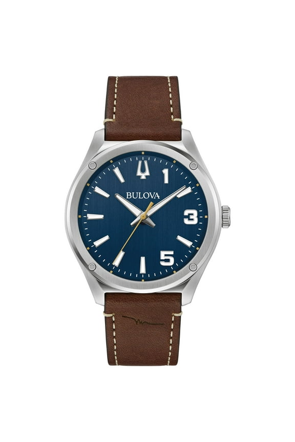 Bulova Marc Anthony Sport Leather Mens Watch