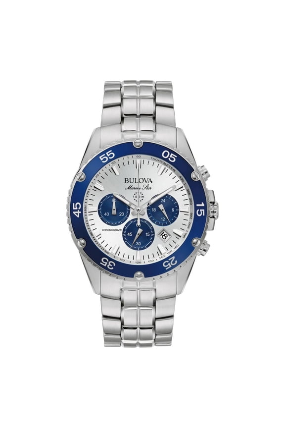 Marine Star Chronograph Stainless Steel Quartz Men's Watch 98B423