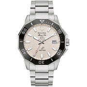 Bulova Mens Marine Star Series C White Dial Watch - 96B426