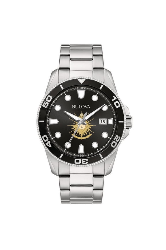 Masonic Past Master Divers Stainless Steel Watch
