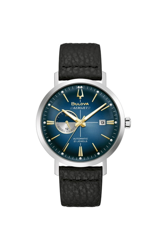 Men's Aerojet Automatic Black Strap Watch - 96B374