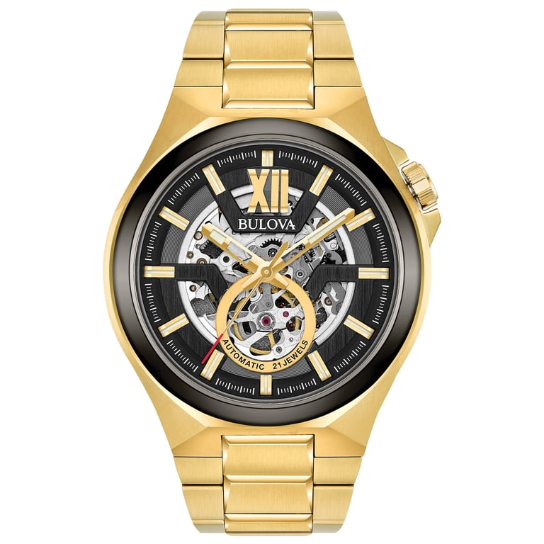 Bulova Black and Gold Watch Men main image 3