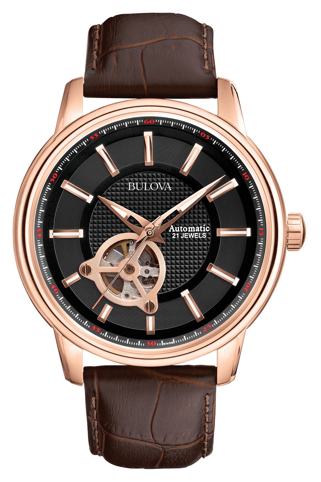 Bulova 98a155 クオーツ腕時計 ブローバ 時計 カーブ スポーツ 98A155 ブラックダイアル