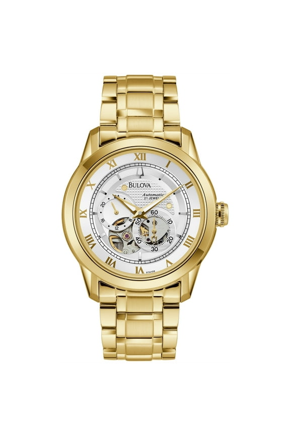 Men's Automatic Gold-Tone Stainless Steel Watch - 97A108