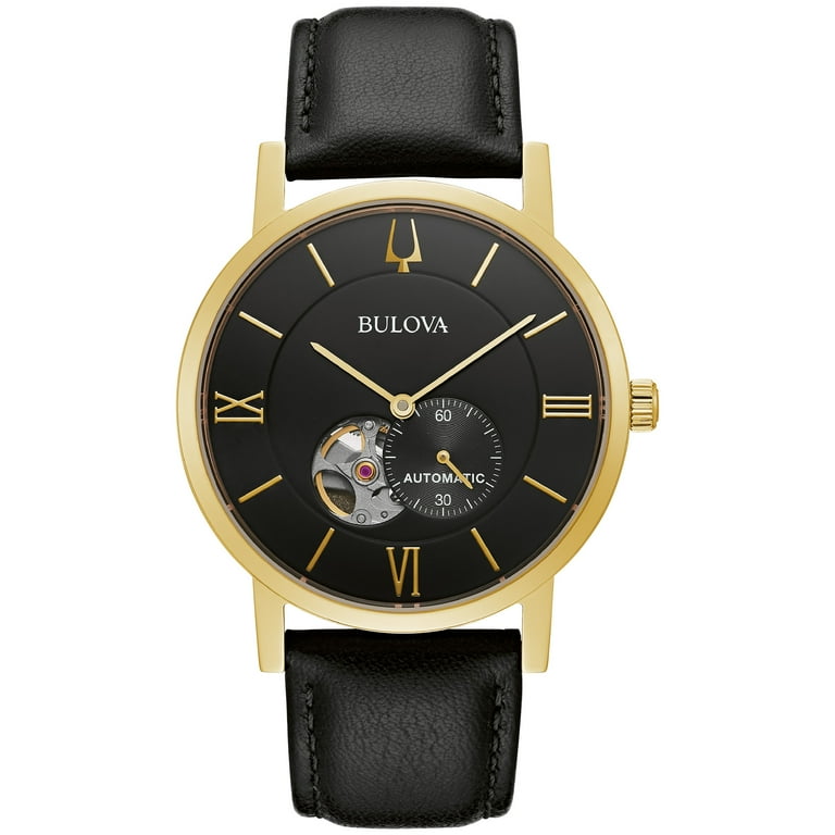 Bulova Men's Automatic Watch, Gold-Tone Stainless Steel Case
