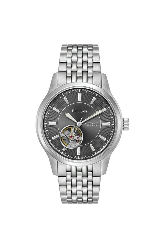 Men's Automatic Stainless Steel Bracelet Watch 96A190