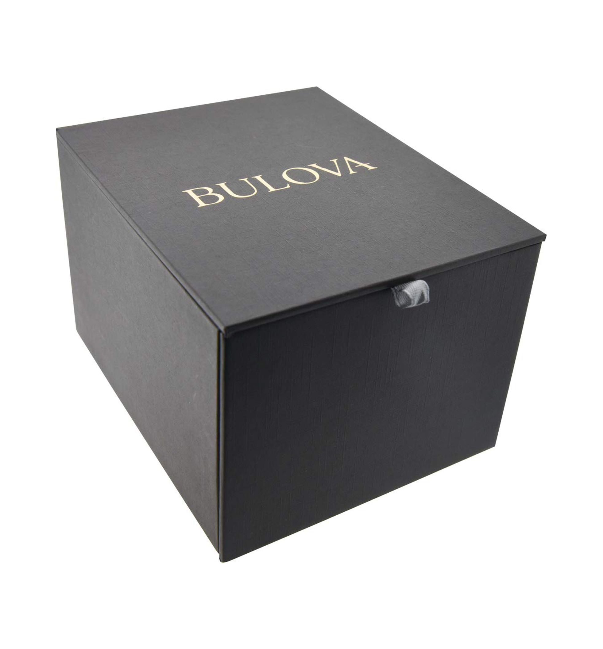 Bulova Men's Black IP Stainless Steel Chronograph Watch