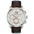 thumbnail image 1 of Bulova Men's Chronograph Watch, Brown Leather Strap, 1 of 3