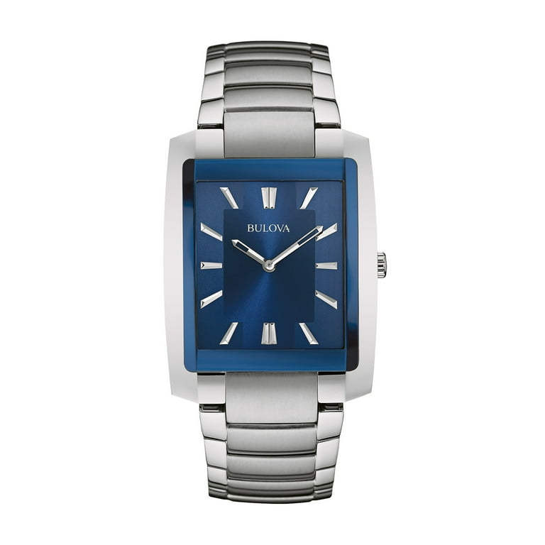 Bulova Men's Wrist Stainless Steel Watch, Water Resistant
