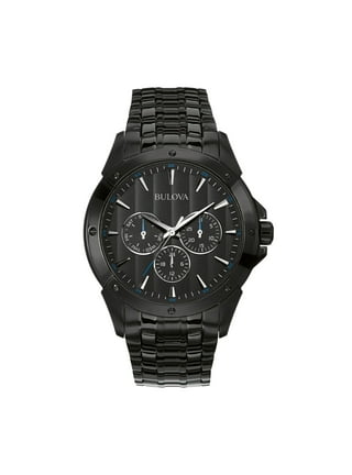 Bulova Mens Designer Watches in Mens Watches Black Walmart