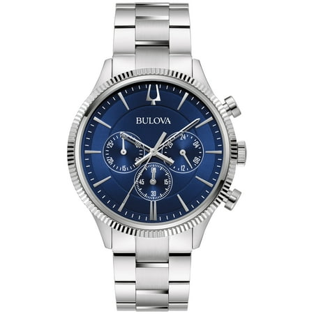 Bulova Men's Classic Chronograph Stainless Steel Watch 96A324