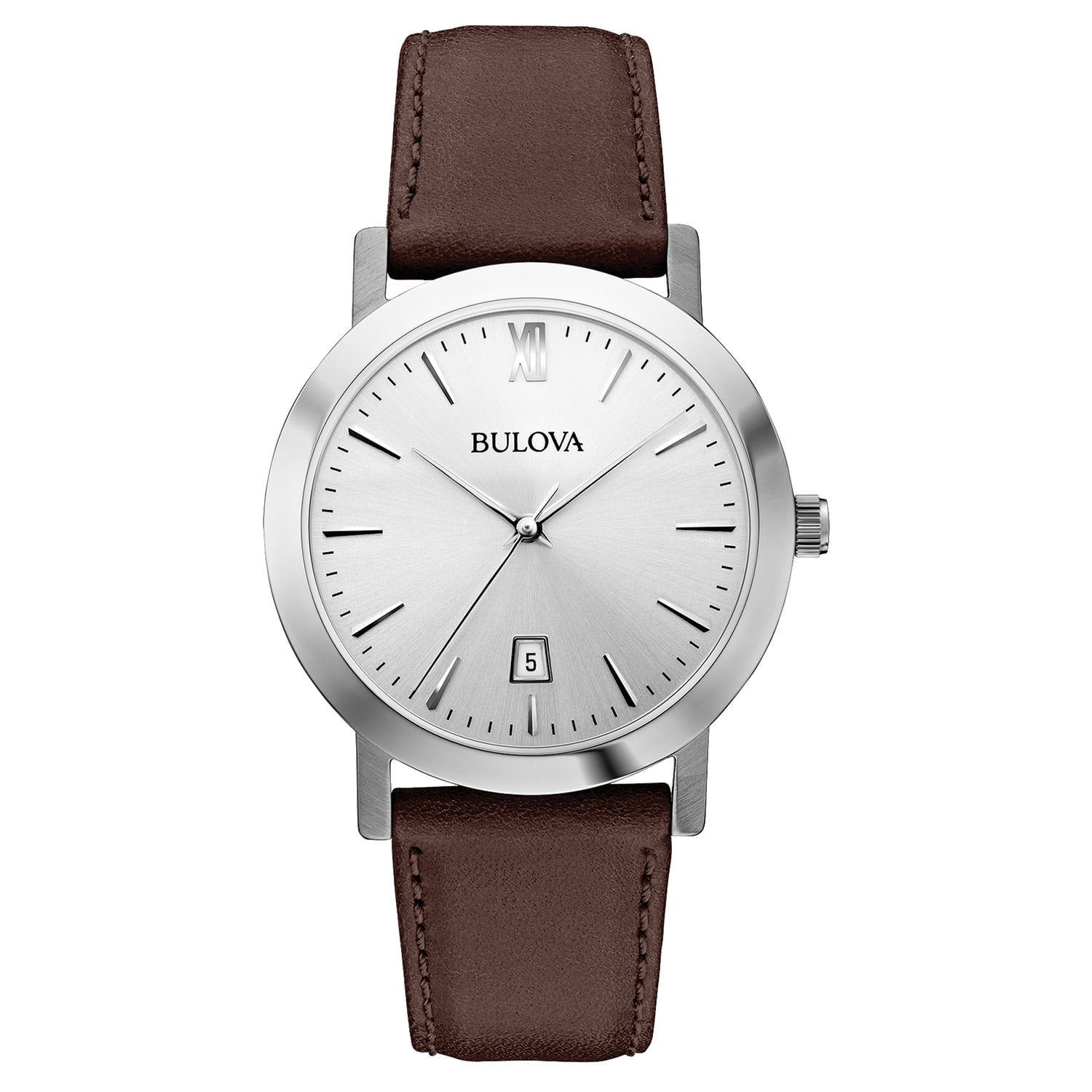 Bulova Men's Classic Leather Strap Watch 96B217