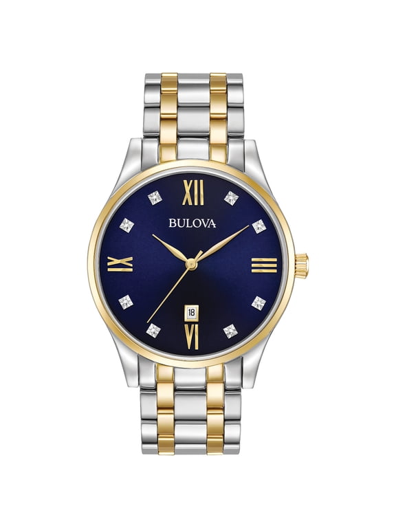 Men's Classic Two-Tone Diamond Watch 98D130