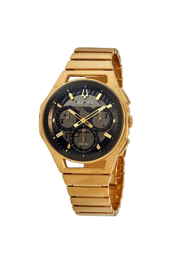 Men's Curv Black Dial Watch - 97A144