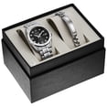 thumbnail image 1 of Bulova Men's Diamond Accent Watch and ID Bracelet Box Set 96K106, 1 of 3