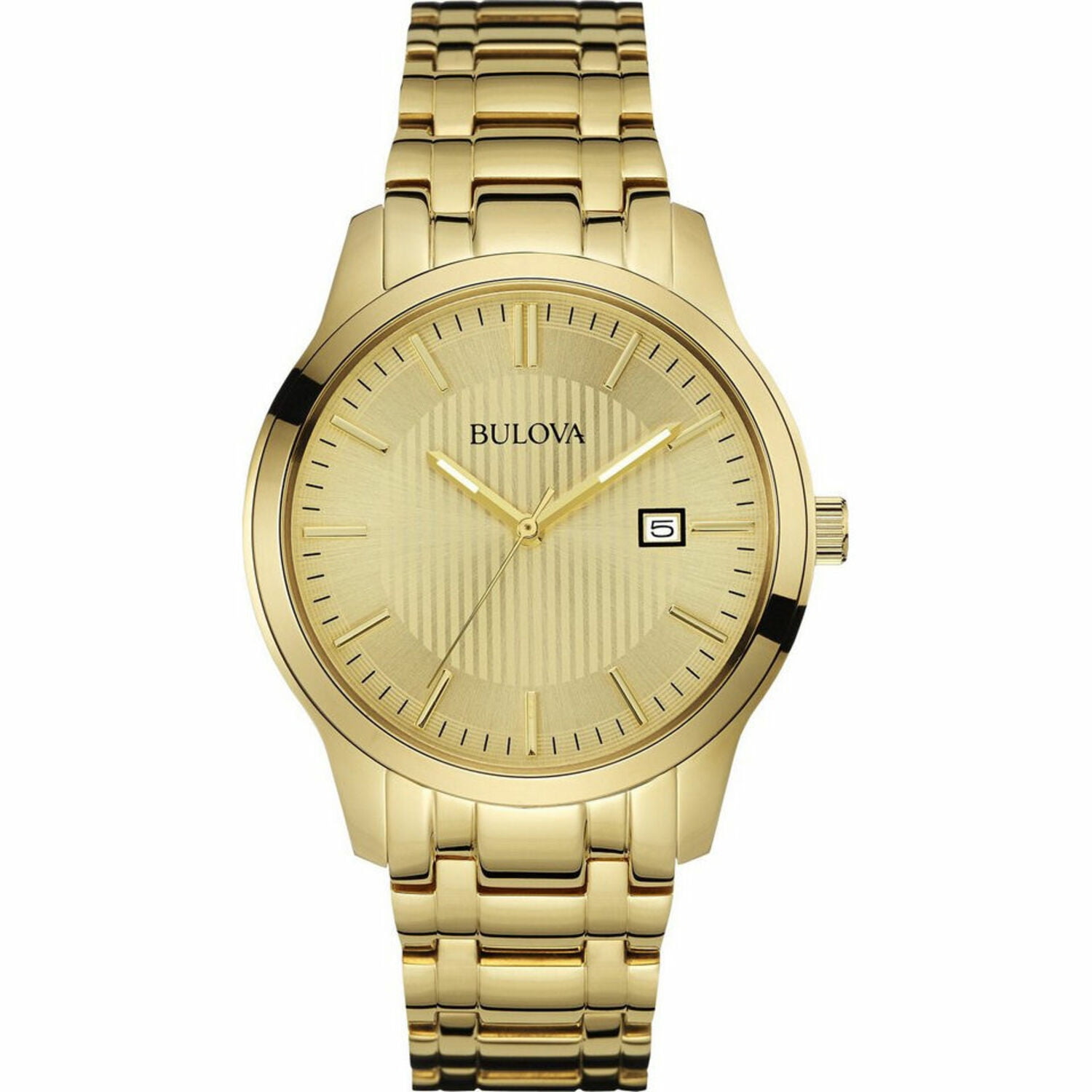 Bulova Mens Gold-Tone Stainless Steel Classic Watch Malaysia Ubuy