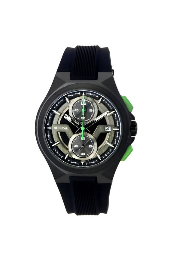 Men's Maquina Black Dial Watch - 98B381