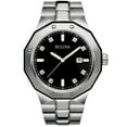 thumbnail image 1 of Bulova Men's Marine Star Diamond Accented Stainless Steel Watch 98D103, 1 of 5