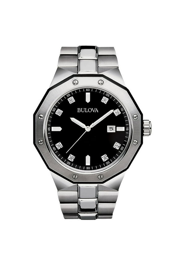 Men's Marine Star Diamond Accented Stainless Steel Watch 98D103