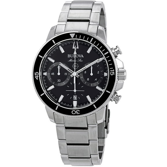 Bulova Men's Marine Star Stainless Steel Chronograph Watch