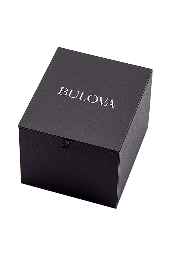 Men's Military Automatic Brown Leather Strap Watch 96A245