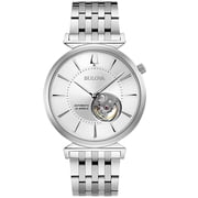 Bulova Mens Ragatta Automatic Stainless Steel Watch 96A235