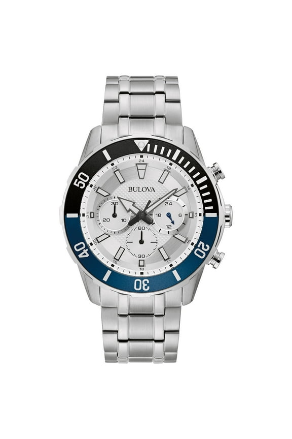 Men's Stainless Steel Chronograph Watch 98A257