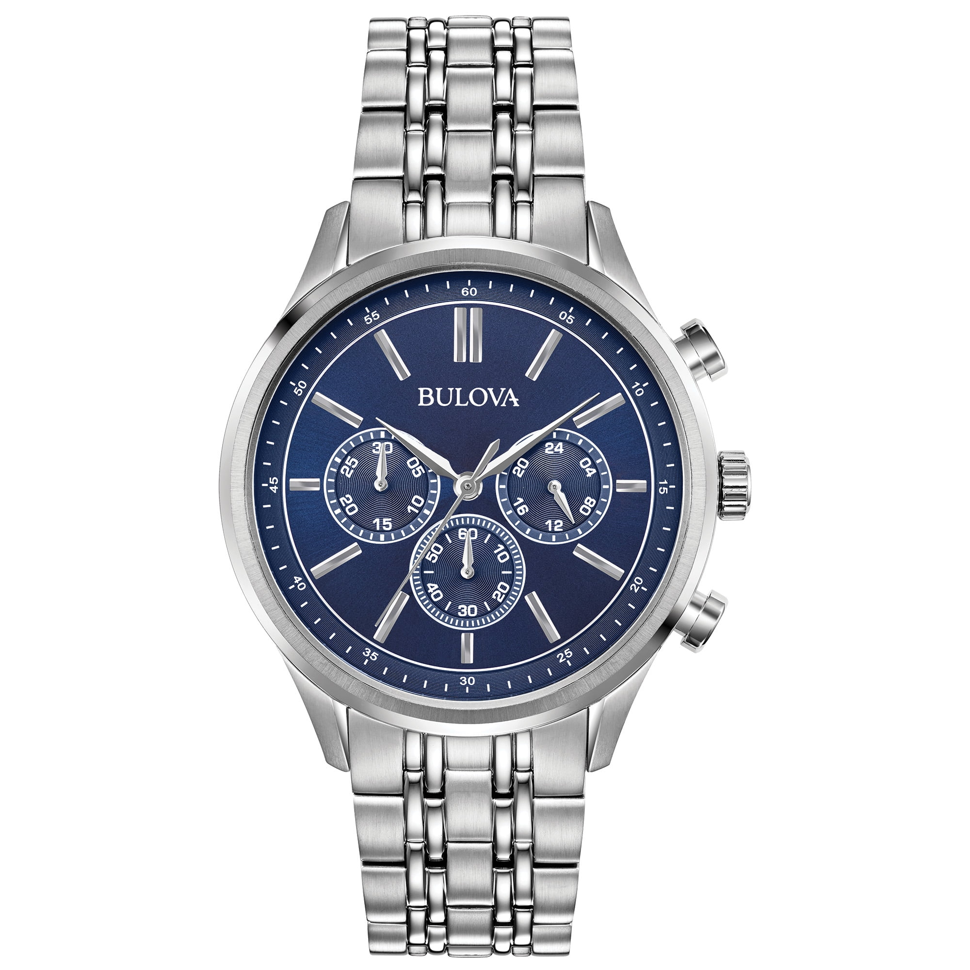 Bulova Men s Stainless Steel Chronograph Watch Walmart