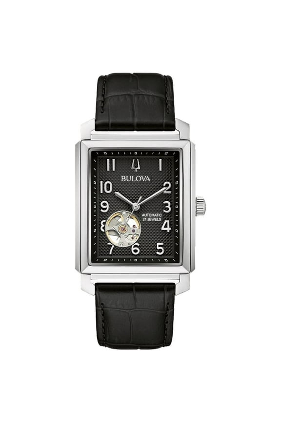 Men's Sutton Black Dial Watch - 96A269