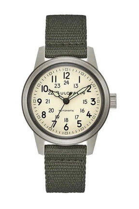 Bulova Military Vintage Stainless Steel Automatic Men's Watch
